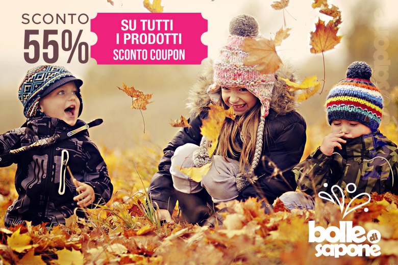 Coupon Sconto Autunno Inverno 2019-2020 - Bolle di Sapone Abbigliamento Bambini