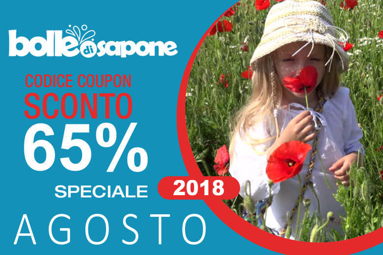 Coupon Sconto Agosto 2018 - Bolle di Sapone Abbigliamento