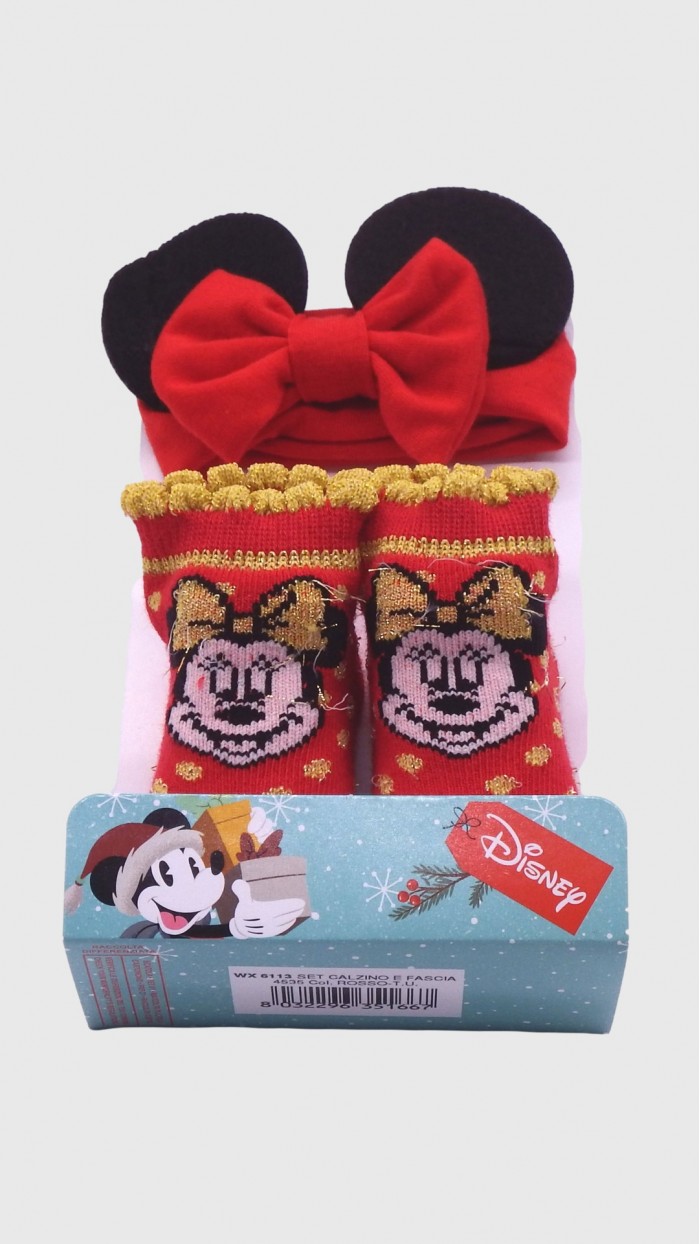 Set Fascia Calze Neonata Disney WX6113