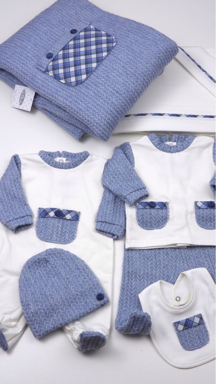 Bauletto Corredino Neonato Nascita Le Chicche BRC5240B