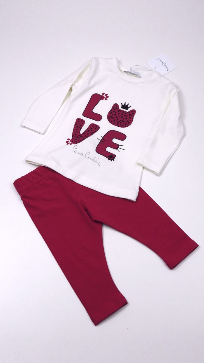 Abito e Leggings Neonata Pierre Cardin PC4947