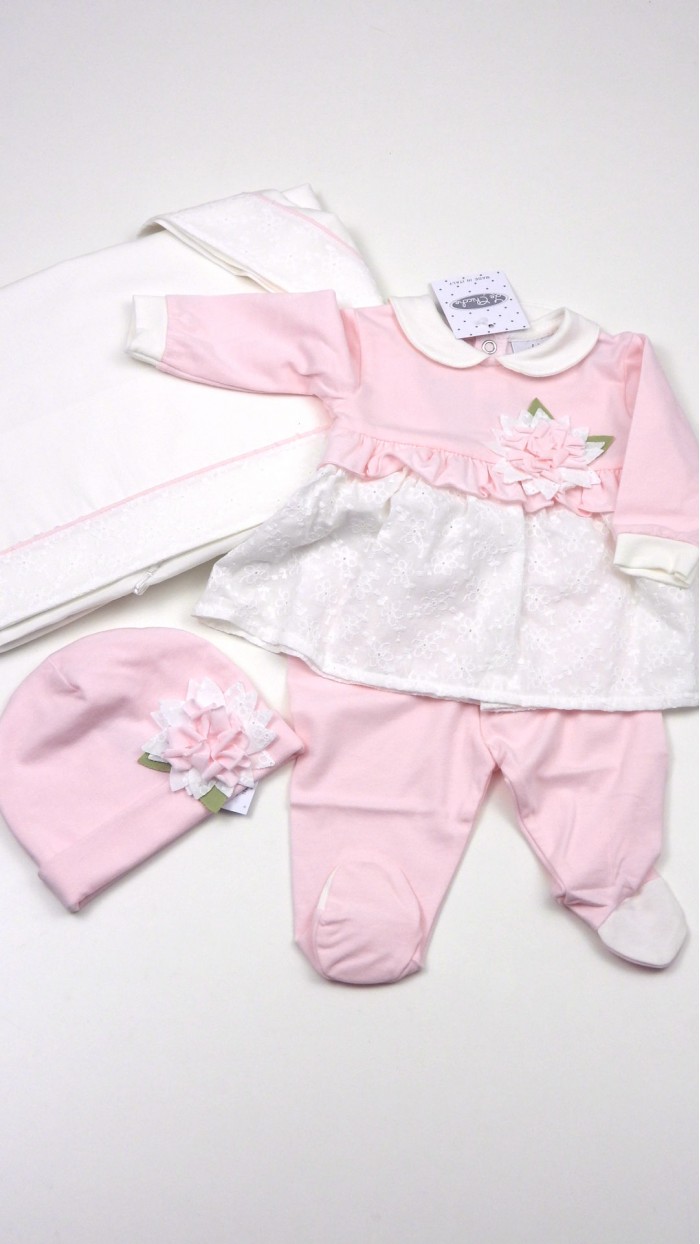Bauletto Corredino Neonato Nascita Le Chicche BCL5680A