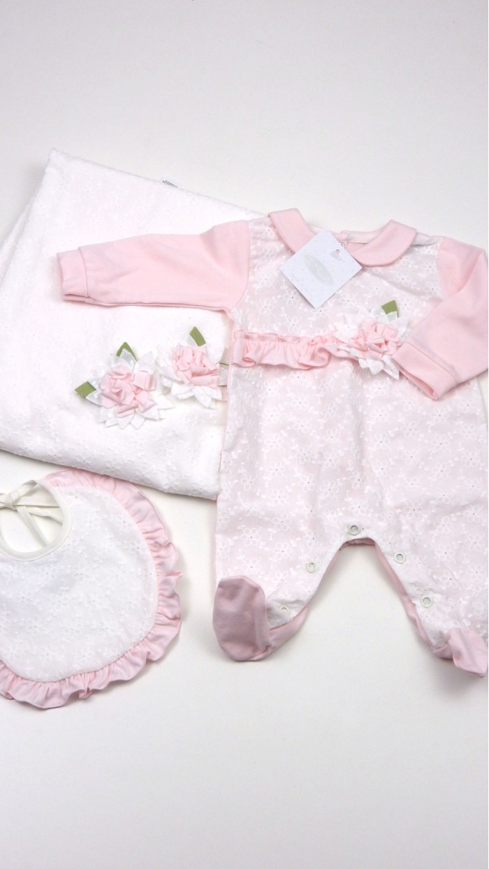 Bauletto Corredino Neonato Nascita Le Chicche BCL5680B