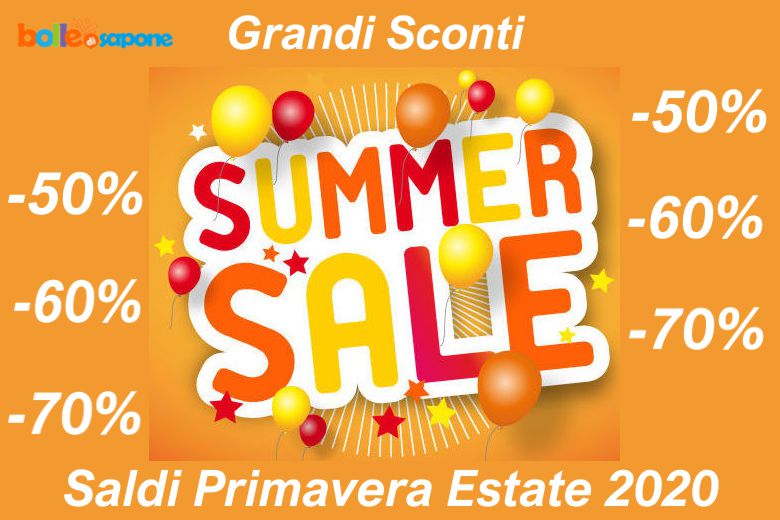 Eccezionali Sconti di Fine Stagione Primavera Estate 2020 - Bolle di Sapone®
