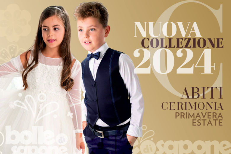 Nuovi Arrivi Abiti Cerimonia Bambino e Bambina Primavera Estate 2024