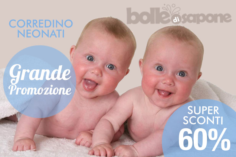 Grande Promozione Corredino Neonato - Bolle di Sapone